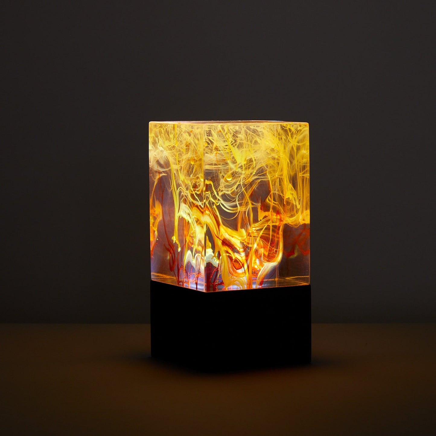Modern Glow Resin Lamp