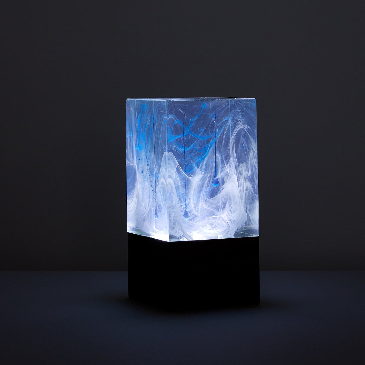 Modern Glow Resin Lamp