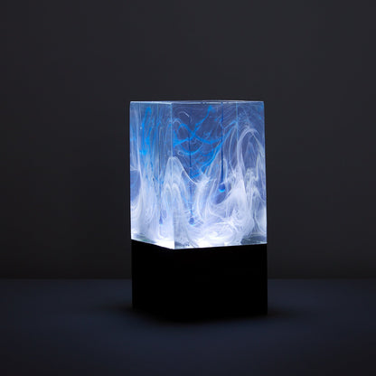 Modern Glow Resin Lamp