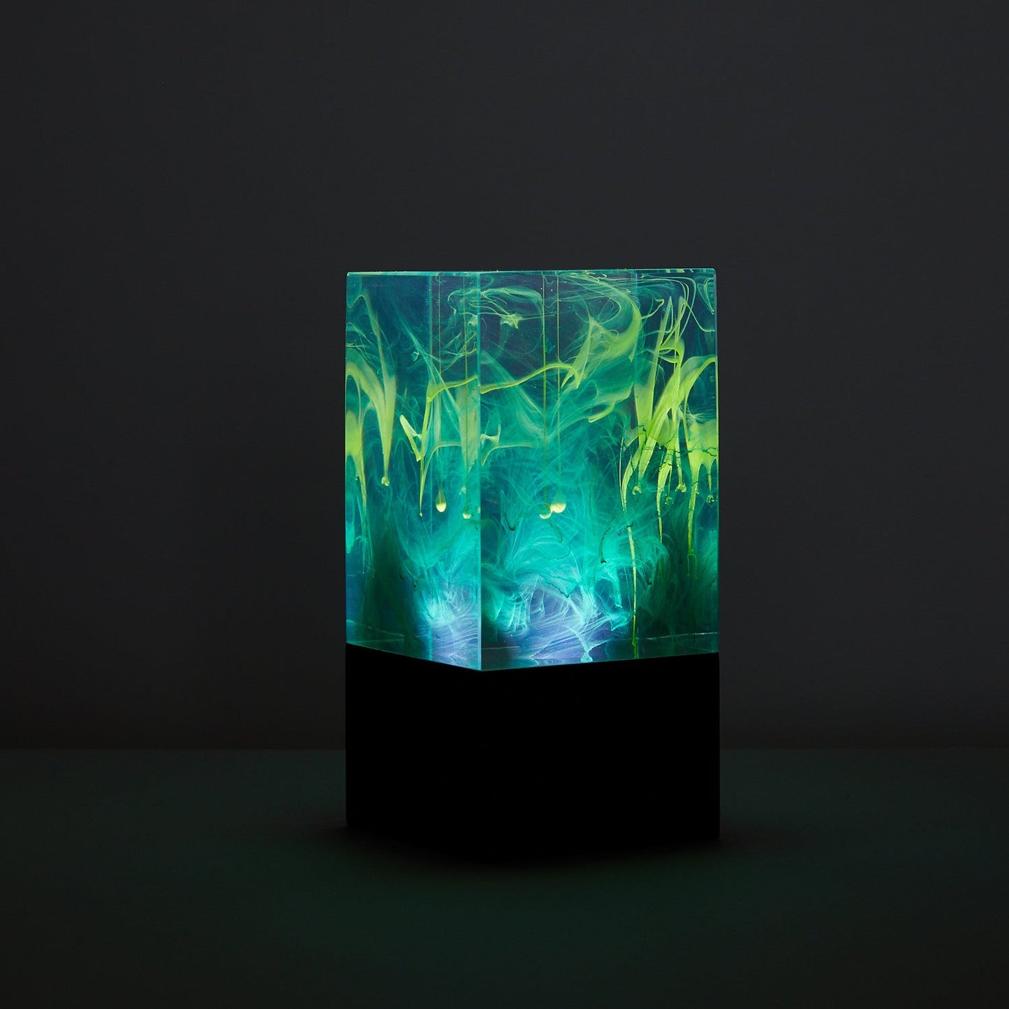 Modern Glow Resin Lamp