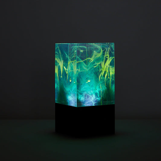 Modern Glow Resin Lamp