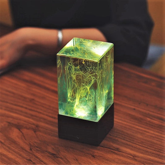Modern Glow Resin Lamp